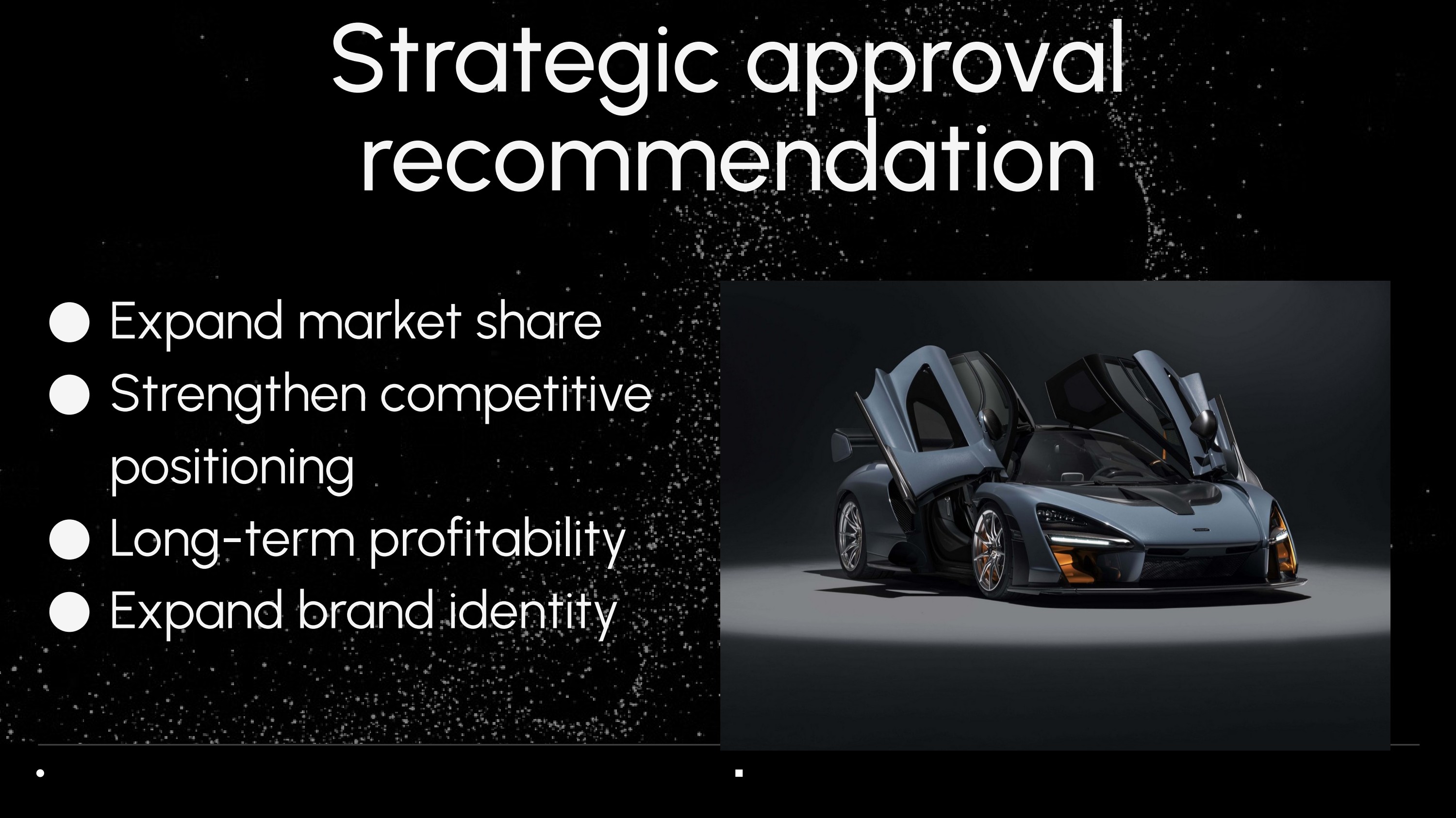 Launching McLaren's First SUV — Presentation — slide 10