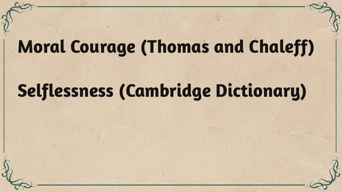 Selfless Moral Courage in the Civil Rights Movement — Presentation — slide 2