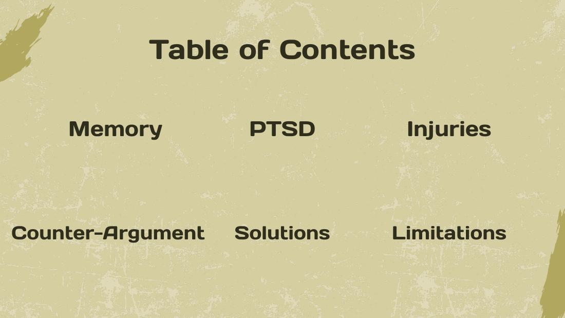 The Impacts of Wartime Experiences on Veterans — Presentation — slide 5