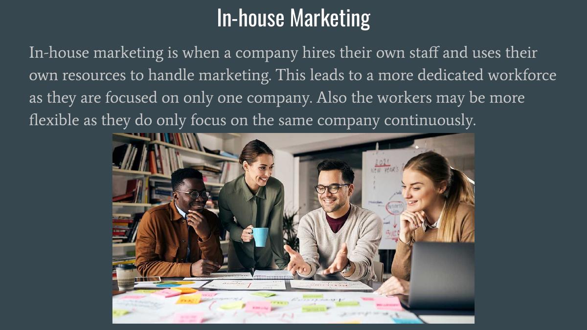 Marketing: The Three Pillars — Presentation — slide 7