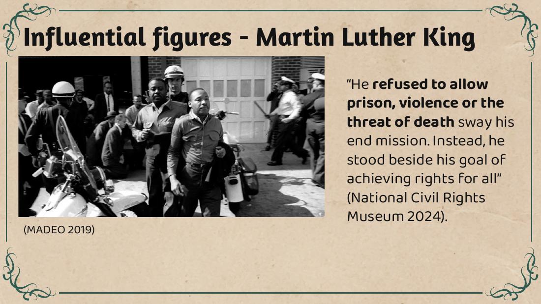 Selfless Moral Courage in the Civil Rights Movement — Presentation — slide 7