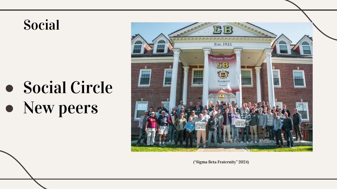 Social Impacts of Greek Life — Presentation — slide 8