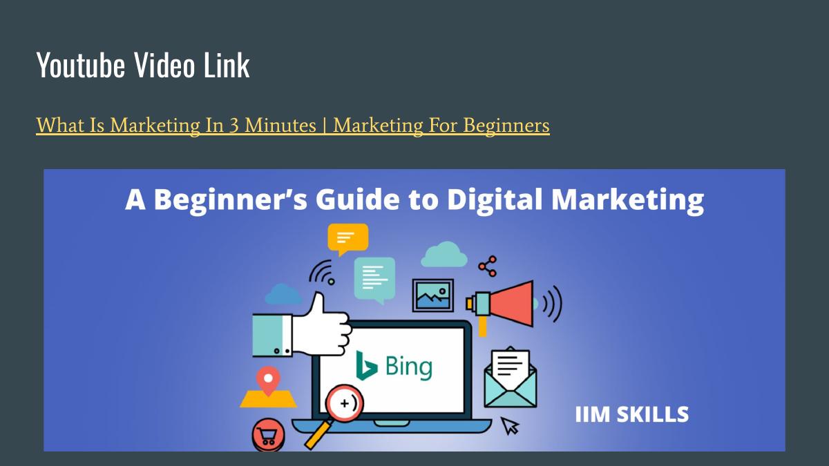 Marketing: The Three Pillars — Presentation — slide 9