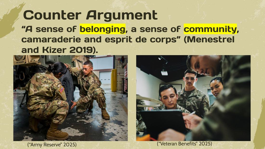 The Impacts of Wartime Experiences on Veterans — Presentation — slide 13