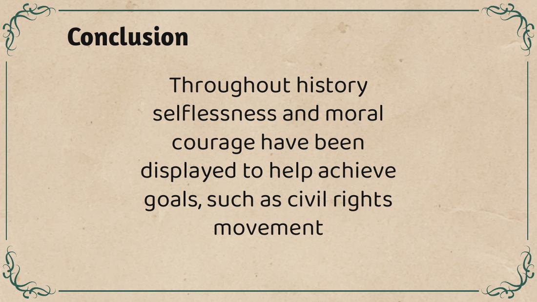 Selfless Moral Courage in the Civil Rights Movement — Presentation — slide 20