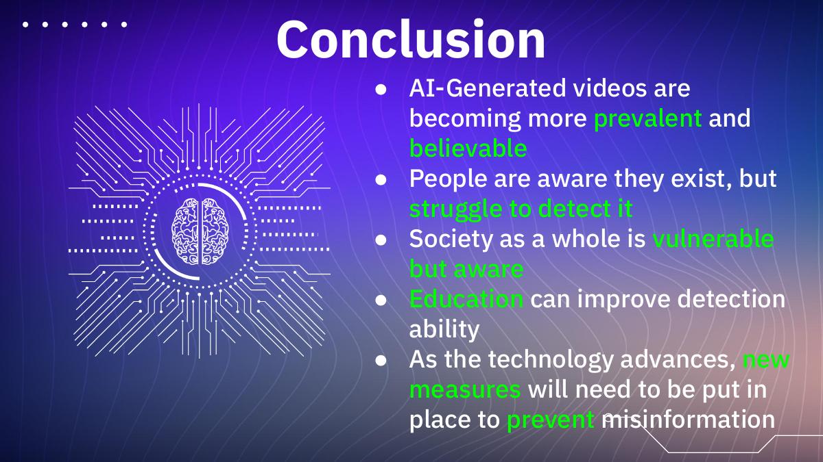 The Impact of AI Video Generators — Presentation — slide 32