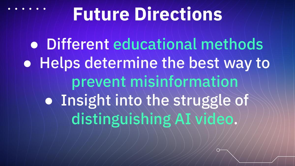 The Impact of AI Video Generators — Presentation — slide 33
